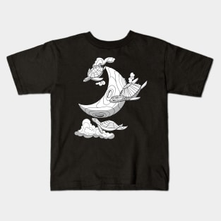 sky turtles Kids T-Shirt